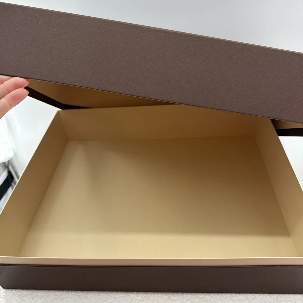 Louis Vuitton Brown Large Box With Lid 19.75